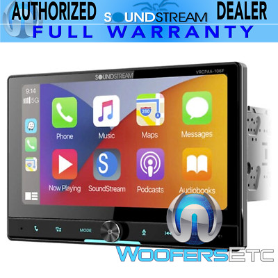 SOUNDSTREAM VRCPAA-106F 10.6'' CD DVD APPLE CAR PLAY ANDROID AUTO BLUETOOTH RADIO