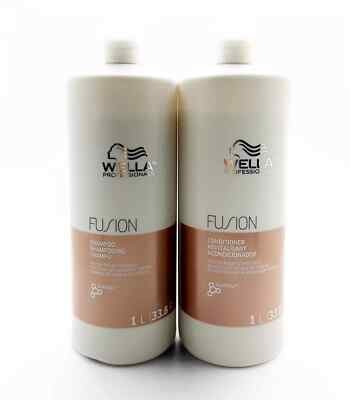Wella Fusion Intense Repair Shampoo & Conditioner  Set  33.8 oz ea