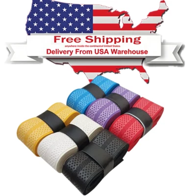 10pcs Golf Club Grips Non-slip Tapes Golf Grip Wrapping Tapes To Choose Color