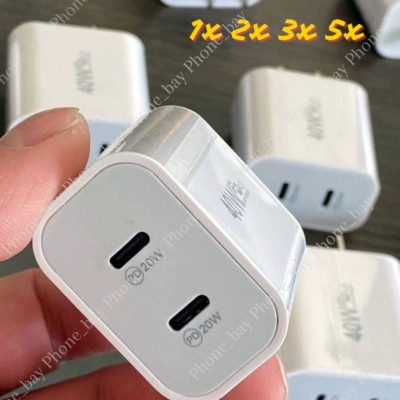 Dual PD 40W Fast Wall Charger Power Adapter For iPhone 15 Pro Max 14 13 12 Plus