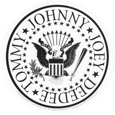 JONES　ジョーンズ　ステッカー Sticker - Ramones Johnny Joey Deedee Tommy Eagle Round 4