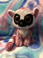 Ty Beanie Boos 6” LeeAnn the Lemur/Bush Baby w/ SBHT 2017