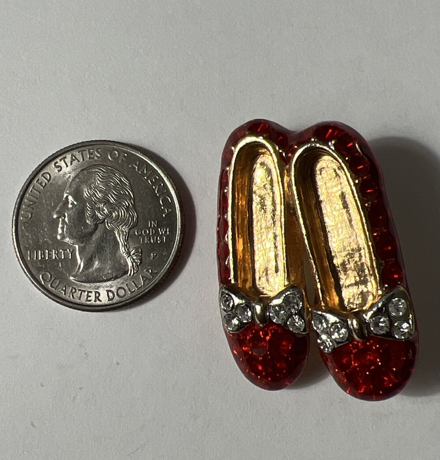 Ruby Red Slippers Brooch Pin Dorothy Wizard Of Oz… - image 7