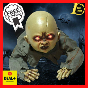 crawling zombie doll