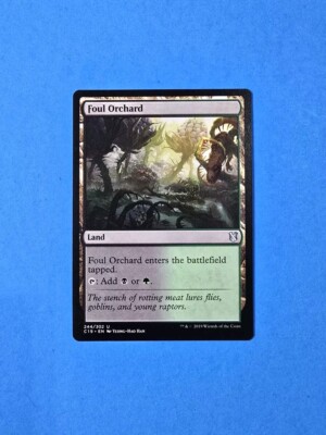 1x Foul Orchard Commander 2019 Mtg Magic Gathering Card Dual Land Mana 244