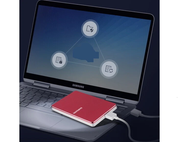 Samsung Y3 Portable External HDD 2.5In USB3.0 Micro B 10pin SATA  [ 2TB / Red ] - Image 4 of 4