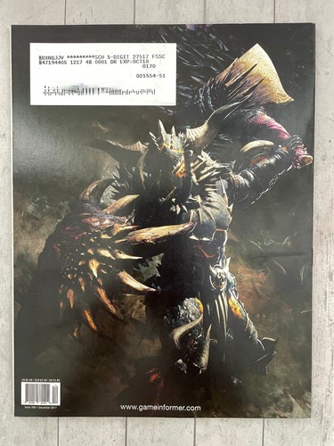 Game Informer Magazine décembre 2017 numéro 296 Monster Hunter: World - Photo 2/2