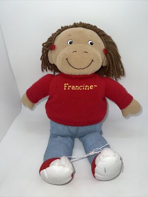Vintage Eden Arthur Francine Plush Stuffed Doll Marc Brown 1996 PBS TV 15'' B23