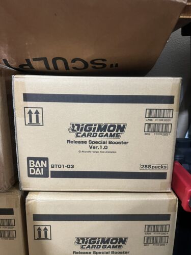 Digimon - CCG: RELEASE SPECIAL BOOSTER VER. 1.0 CASE (Sealed Case) BT01-BT03