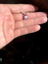 Sanrio Hello Kitty Lily of the Valley Bear Micro Charm Zip Pull