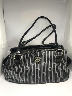 Giani Bernini Women's Purse Handbag Shoulder Bag Black Pre-owned Must Have 