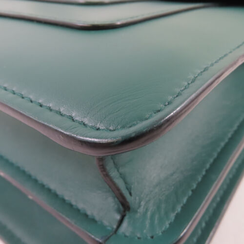 BVLGARI SHW Serpenti Forever Shoulder Bag Crossbody Calfskin Leather Green - Picture 12 of 20