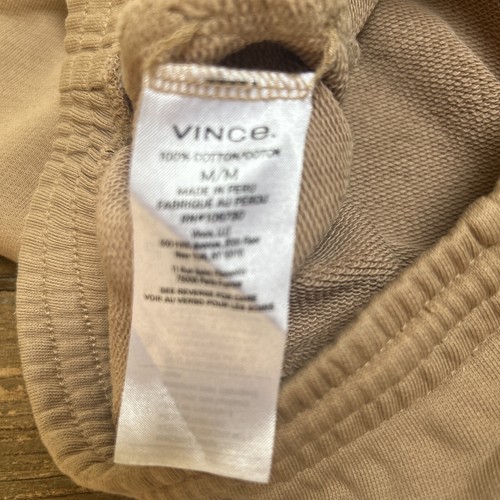 $390 VINCE Women Brown Cotton Sweatshirt + Pocket Jogger Pants Set S/M Worn Once - Picture 18 of 18