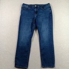 Lucky Brand Jeans Mens 36x30 Blue Denim 410 Athletic Fit Stretch Whiskers