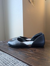 Comfortfusse Comfortube Este US 6 6.5 EU 37 Black Leather Flat Slip-on Shoes