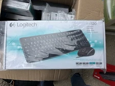 Logitech MK120 Wired USB Keyboard and Mouse Set