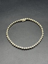 18ct White Gold 53 Diamond Tennis Bracelet 15.54g Approx 1.60ct Natural Diamonds