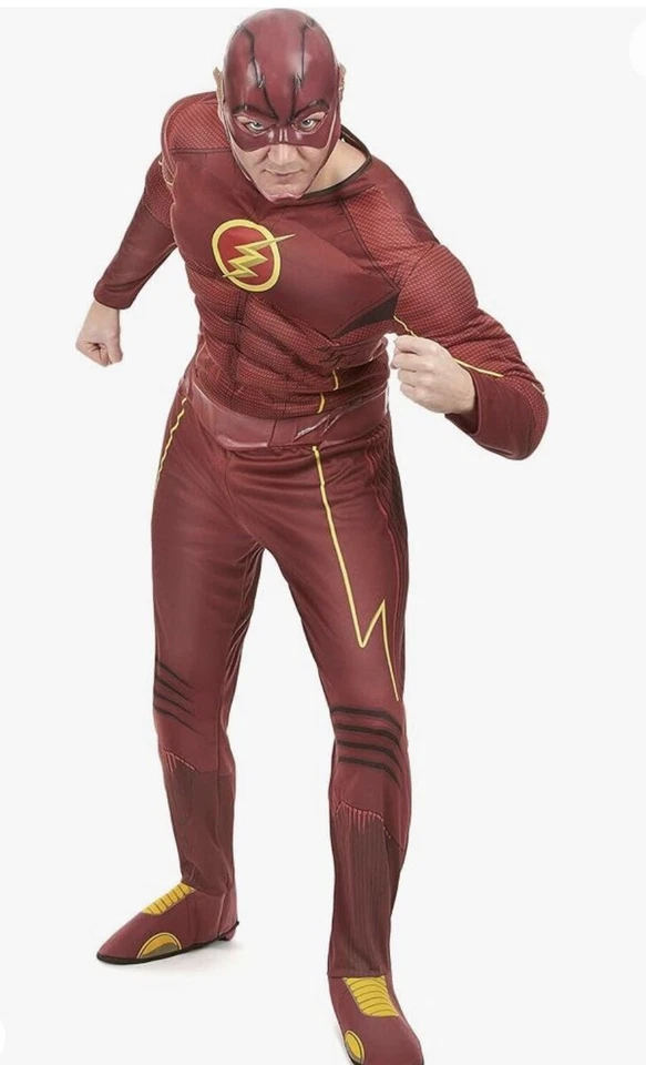 Disfraz de Halloween The Flash DC Comics Rubíes Adulto *SOLO MONO* Foto 2 de 4
