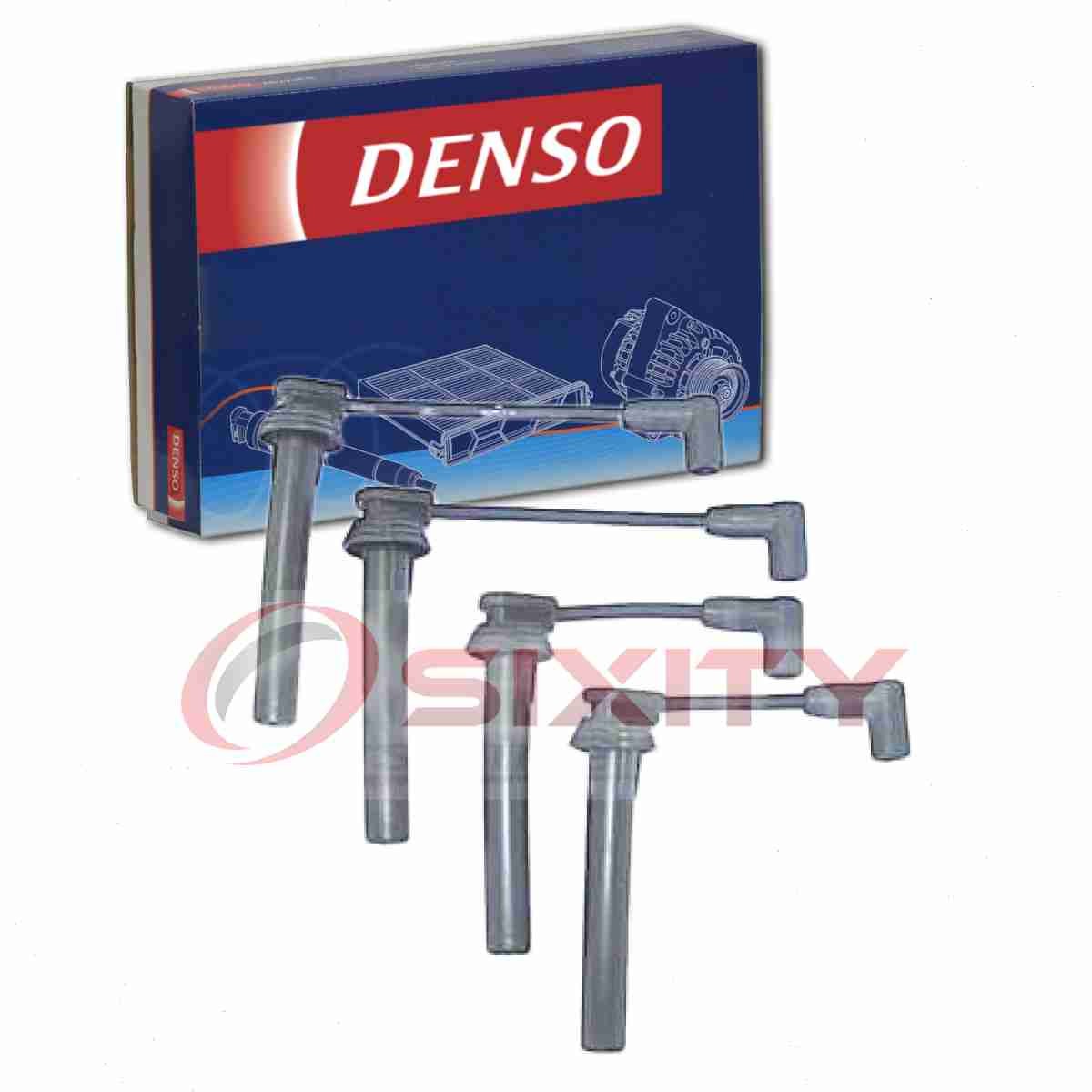 Denso Spark Plug Wire Set for 1996-2000 Dodge Stratus 2.0L L4 Ignition Plugs uk