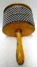 LP Latin Percussion Wooden Hand Afuche Cabasa Rhythm Instrument 8.5"H 5.25"W