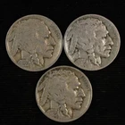 1927 Buffalo Nickel  PDS 3 Coin Set. #JRRC-2