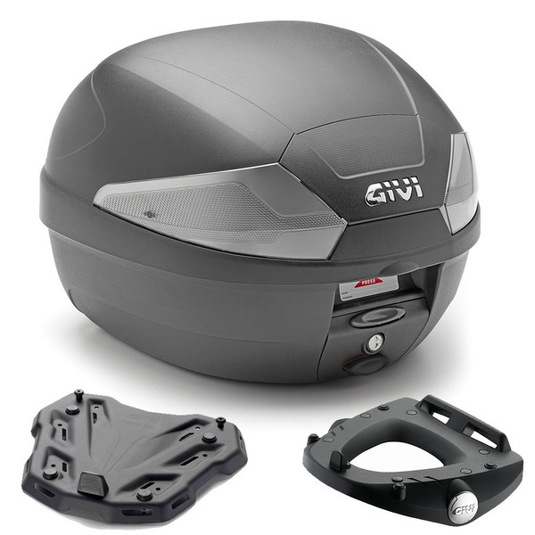 Givi Bauletto B29NT 29LT Schwarz Mit Piastra FüR Suzuki GSX-8S 2023-2024-image