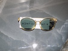 Janie And Jack Classic Gold Clear Frame Sunglasses Size 0-2Y NEW