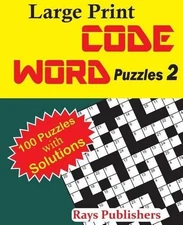 Rays Publishers Large Print Code Word Puzzles 2 (Paperback)
