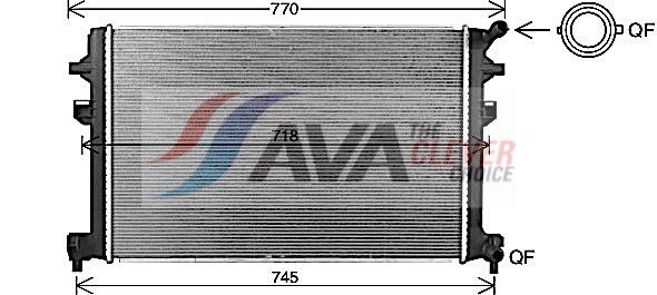 Fits AVA VN2426 WATER COOLER SEAT LEON SC (2013) 1.4 TSI  ⭐UK Stock⭐