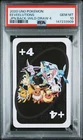 2020 UNO POKEMON JAPANESE BACK-WILD-DRAW 4 EEVEELUTIONS PSA 10
