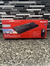 Microsoft Wireless Media Desktop 1000 Keyboard Mouse ZHA-00001 NEW