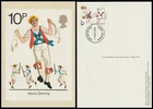 GB FDC 1976 10p Morris Dancing Postcard-  SG 1011mc