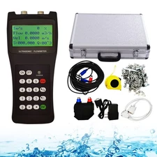 DN50-DN700 Ultrasonic Liquid Flow Meter TDS-100H w/M2 Handheld Digital FlowMeter