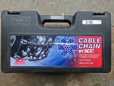 Scc Tire Cable Chains For Snow Ice Sc 1034 Tire Size 14 To 18 W Tightners