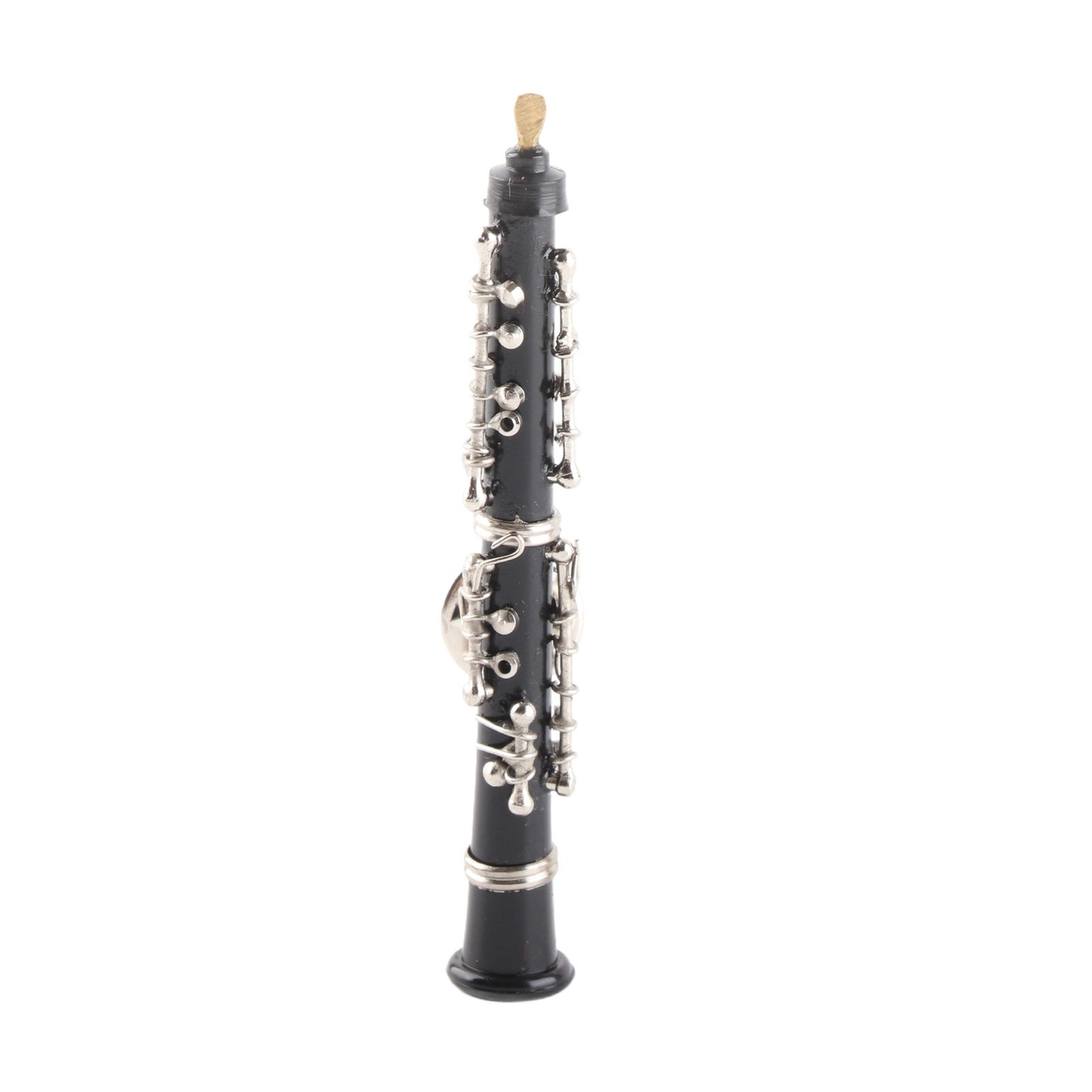 Mini Oboe Shaped Brooch Pin Elegant Musical Instrument Decoration For Music Love