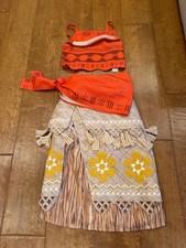 DISNEY Costume The Disney Store MOANA Kids Size 5/6 Disney Princess