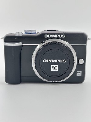 Olympus Pen E-PL1 Digitalkamera Schwarz 12.3MP ohne Akku 