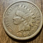 1906 Indian Head Cent Penny  Nice Details “Actual Coin Pictured"