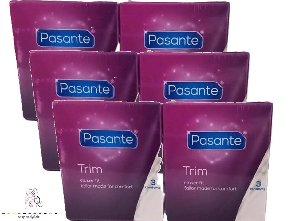 ♥ 18 Pasante Trim Kondome 49 mm etwas kleiner / enger 6 x 3er Condome