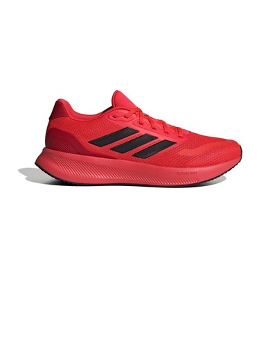 Scarpe Sneakers UOMO Adidas RUNFALCON 5 UOMO Rosso Nero - Zdjęcie 5 z 14