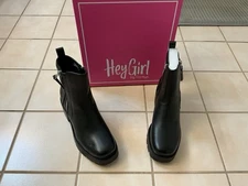 Corkys Up To No Good  Side Zippered Platform Boots Sz 9 NIB!
