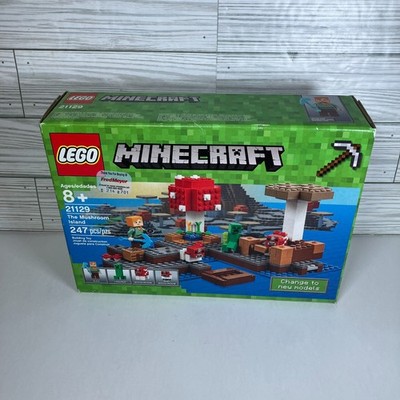 Sealed LEGO Minecraft: The Mushroom Island (21129) New Unopened