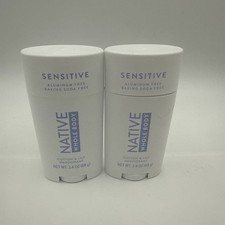 2 PACK - Native Whole Body Deodorant Sensitive Cotton Lily, 2.4oz