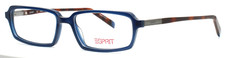 ESPRIT ET17383 543 Blue Mens Rectangle Full Rim Eyeglasses 53-16-145 B:30