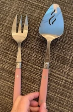 Pink Paris Fork & Pie Server - Stainless