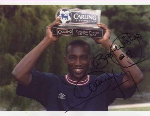 Dwight Yorke - Man Utd - Foto firmada - Certificado de autenticidad (9749) - Imagen 1 de 1