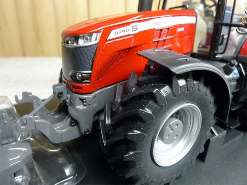 1:32 UH 5293 Massey Ferguson 8740 S Tractor Construct Farm Machine Diecast Model - Picture 12 of 24