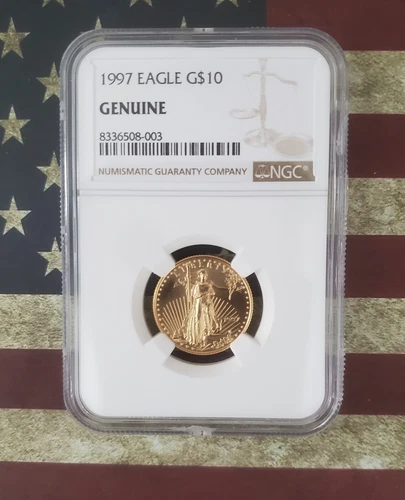1997 $10 1/4-oz American Gold Eagle GEN NGC Grade