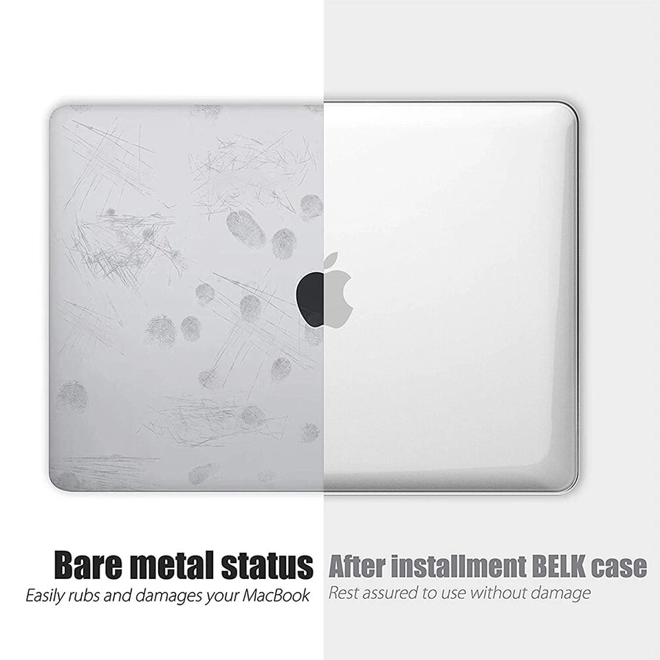 For 2021 MacBook Pro M1 14" 16" A2442 A2485 Clear Hard Shell Case Keyboard Cover - Image 4 of 4