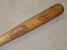 Lefty O'Doul H&B Game Used Bat Yankees Brooklyn Dodgers Giants Corked